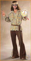 Mens Hippie Mod Marvin Costume