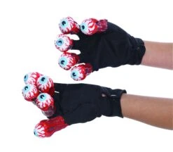 Beetlejuice Gloves With Eyeballs