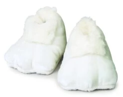 White Bunny Feet Shoes
