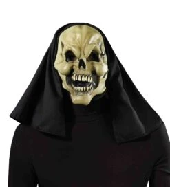 Hooded Skeleton Mask
