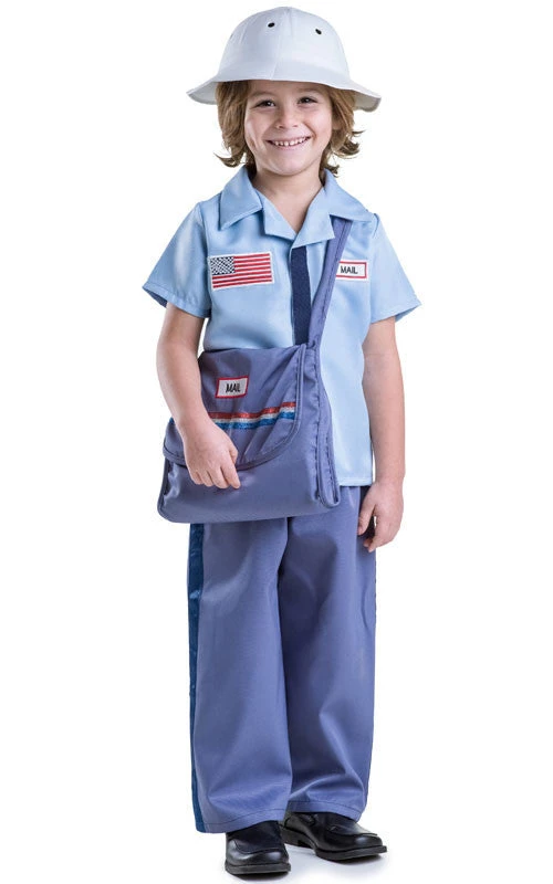 Kids Mail Carrier Costume 1 Kids Mail Carrier Costume