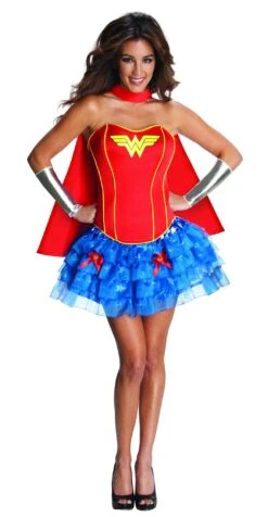 Womens/Teens Wonder Woman Corset Costume