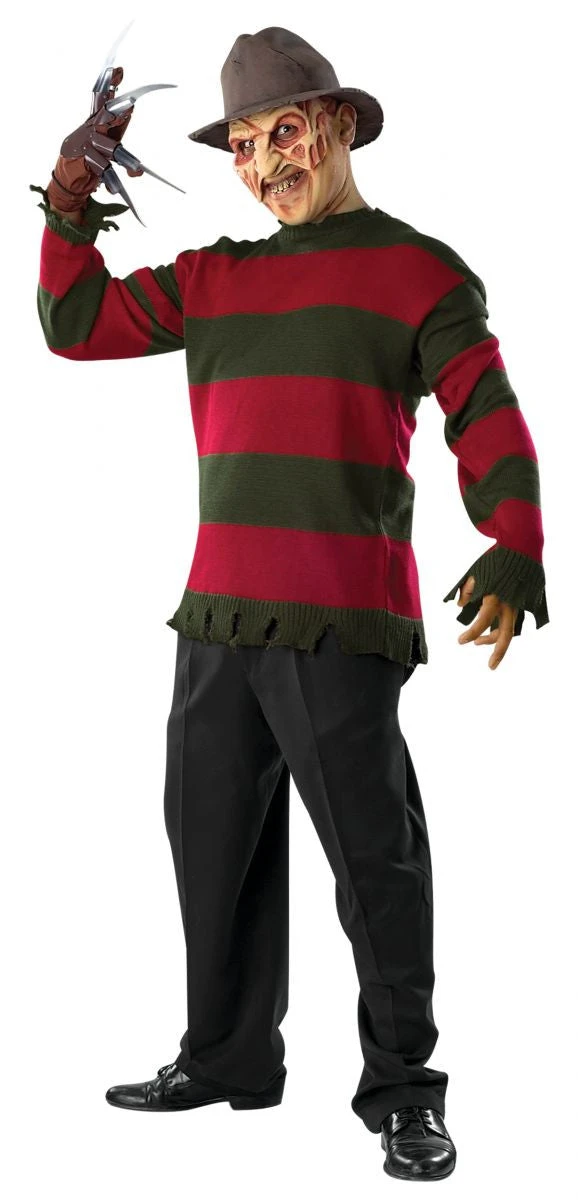 Mens/Teens Nightmare On Elm Street Freddy Krueger Deluxe Sweater 1 Mens/Teens Nightmare On Elm Street Freddy Krueger Deluxe Sweater