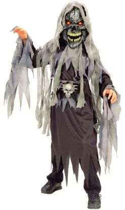 Boys Evil Eyes Skull Costume