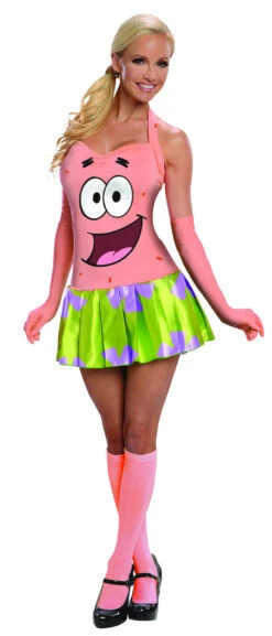 Womens/Teens Spongebob Patrick Costume