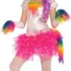 Girls Rainbow Unicorn Costume