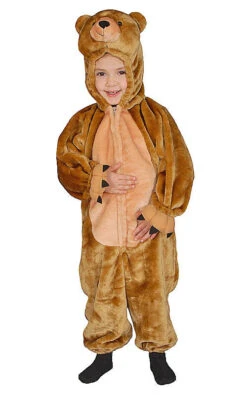 Kids Cuddly Brown Bear Costume